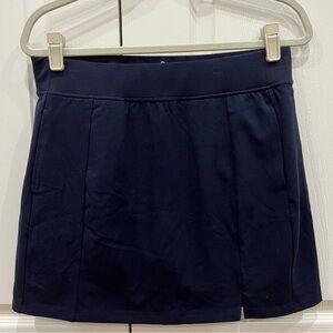 Talbots T by Talbots Knit Skort Pull On Navy Blue Womens Size Medium Petite